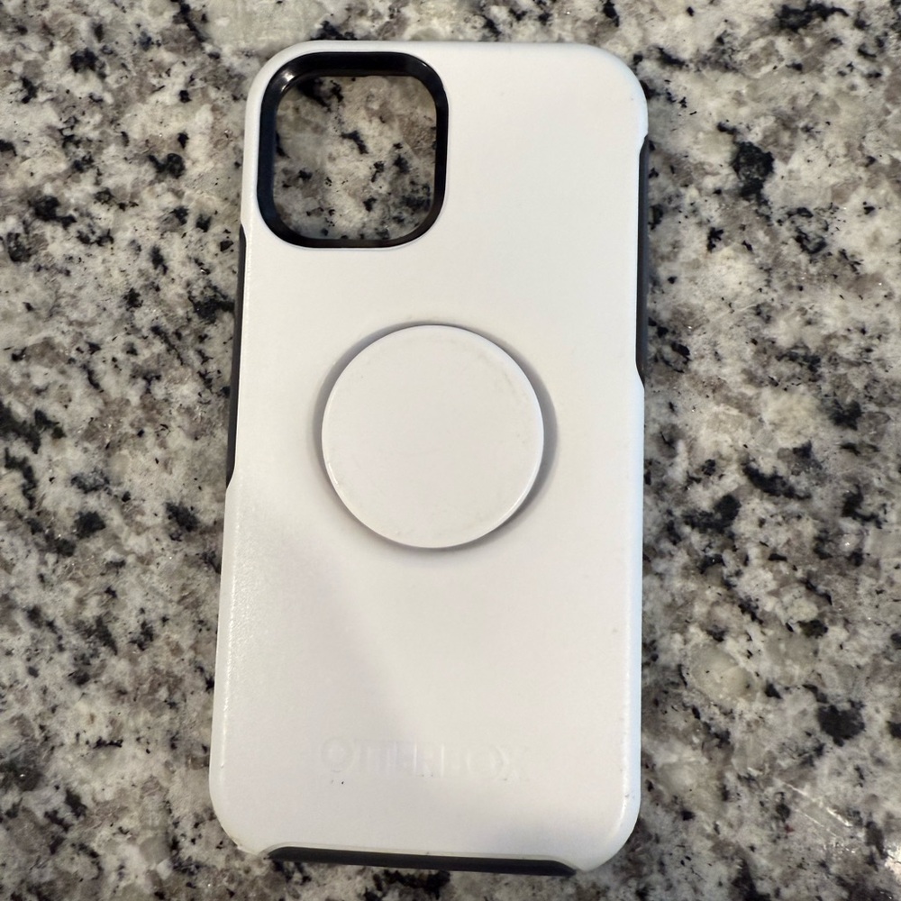 OtterBox White Phone Case with Popit